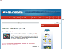 Tablet Screenshot of koeln-nachrichten.de